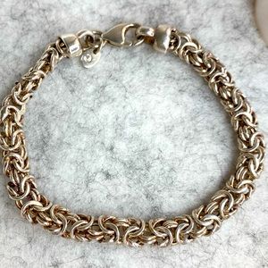 Sterling Silver Byzantine Bracelet